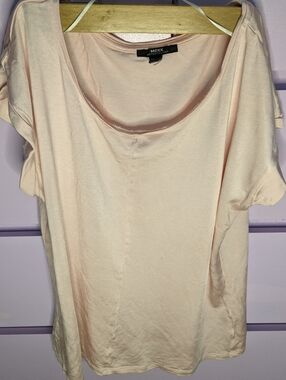 Mossimo Light Pink Scoop Neck Tee